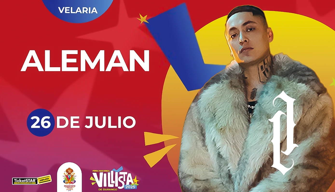 boletos Aleman Velaria Feria Durango 2025