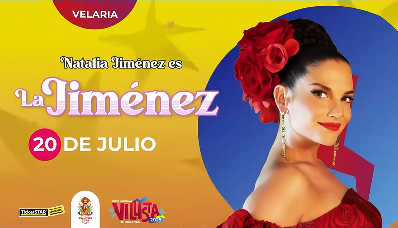 boletos Natalia Jimenez  Velaria Feria Durango 2025